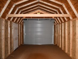 Garage Door Lofted Barn Interior