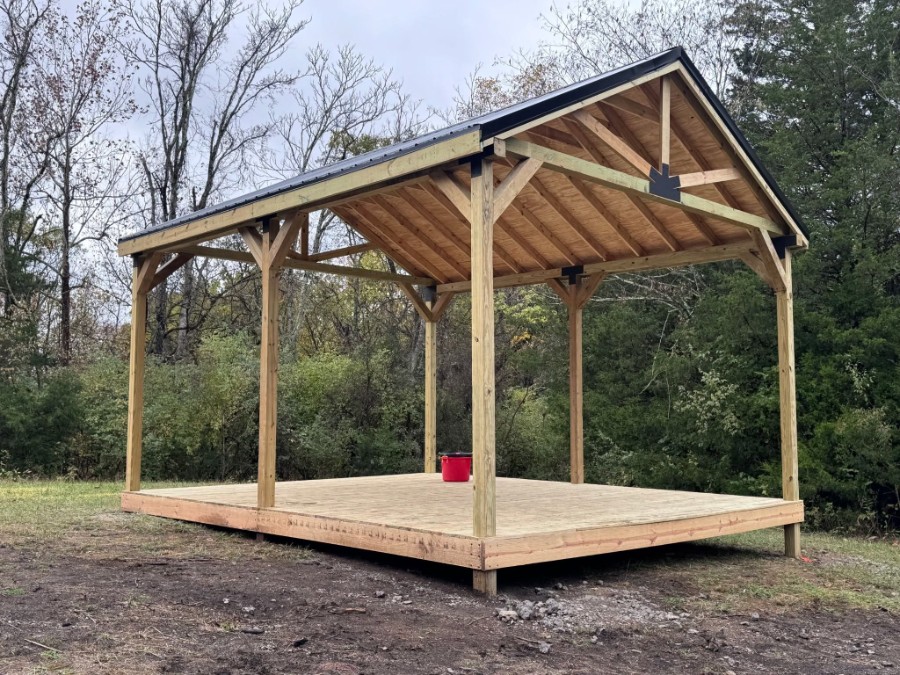 20 x 24 Timber Frame Pavilion