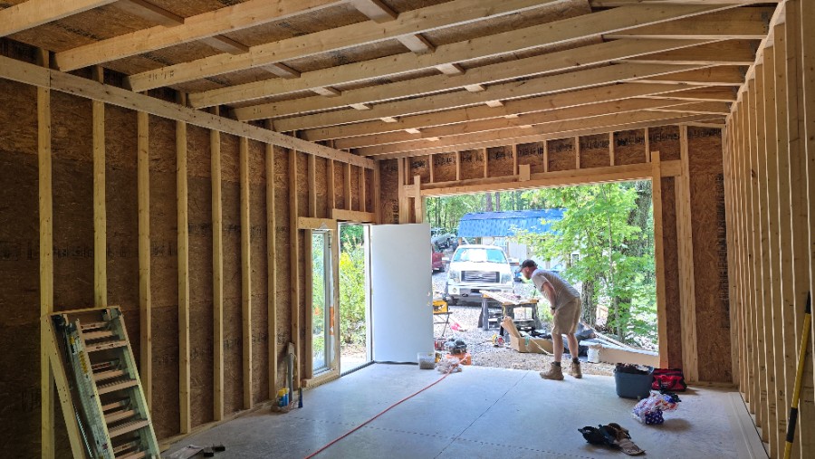 Custom Detached Garages - Stick Built Garages - Modern Style Garages image 2